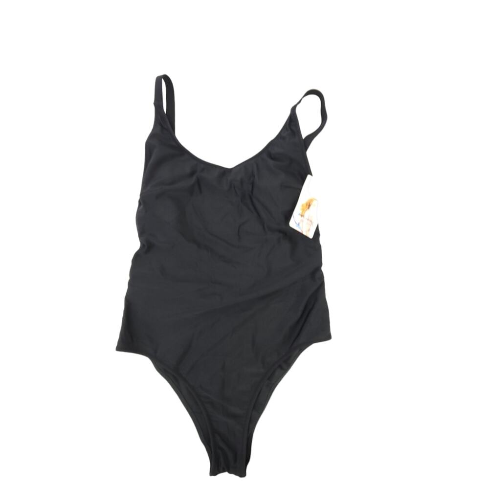 New PrettyGarden One Piece Swimsuit Black Medium Bathing Suit Cheeky Bottom
